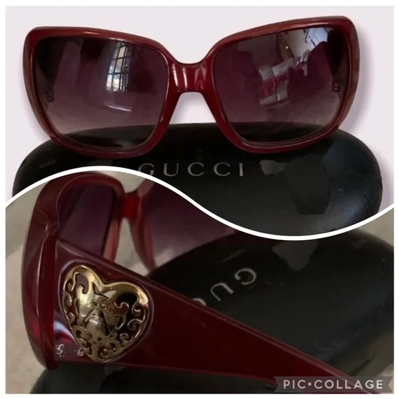 Accessories | Authentic Gucci Sunglasses Dark Red With Good  display picture 2